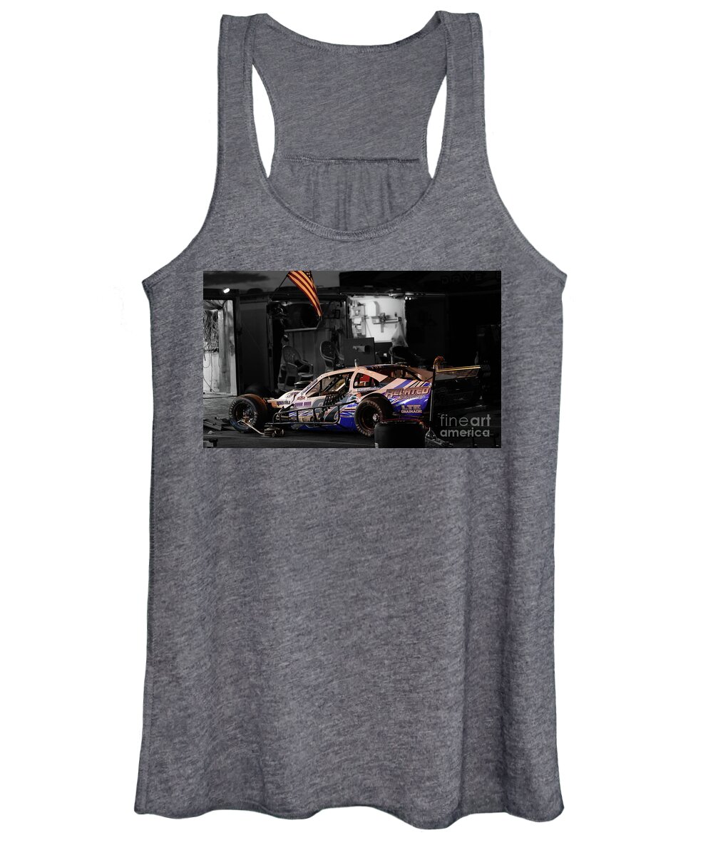Race Car Women's Tank Top featuring the photograph Race Ready by Sean Mills