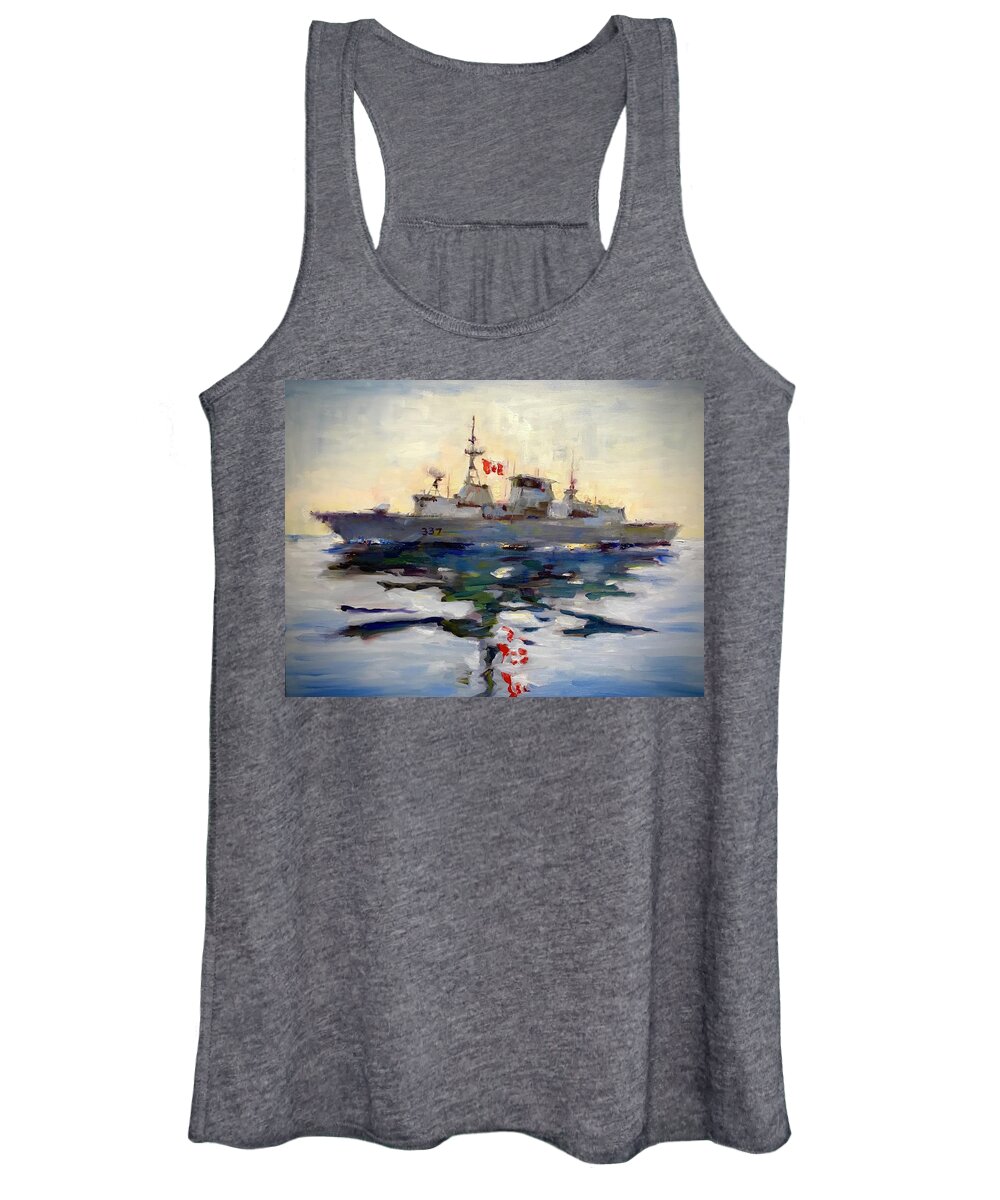  Women's Tank Top featuring the painting The Fredericton by Ashlee Trcka