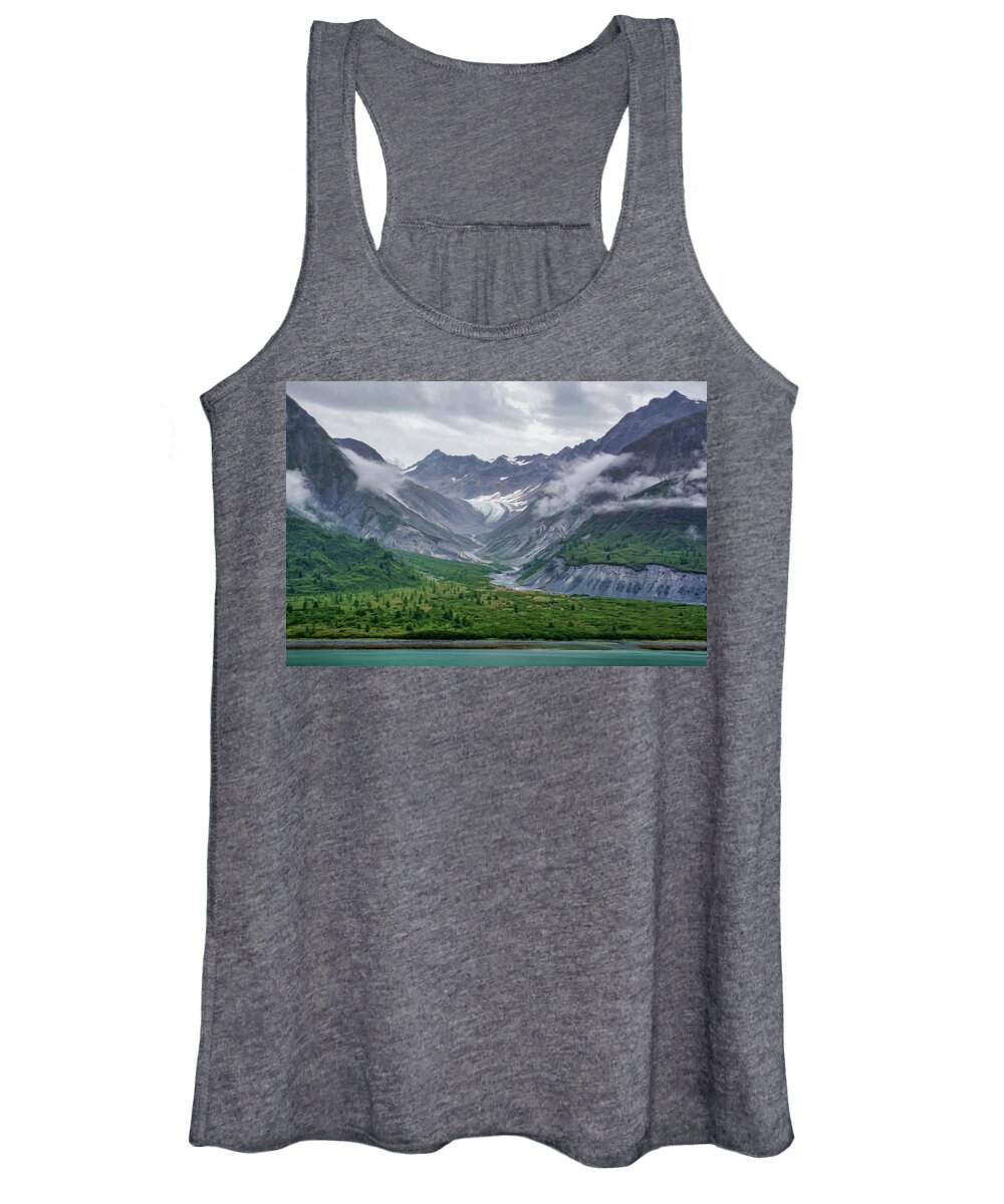 Forest Women's Tank Top featuring the photograph Retreating Glacier by David Thompsen