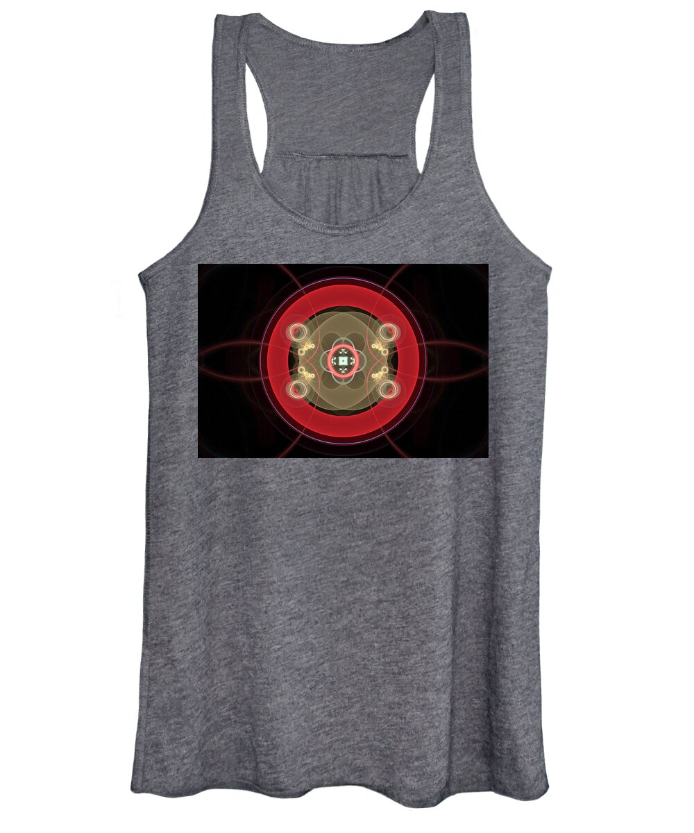 Fractal Art Women's Tank Top featuring the photograph Ring of Knowledge by Richard J Cassato
