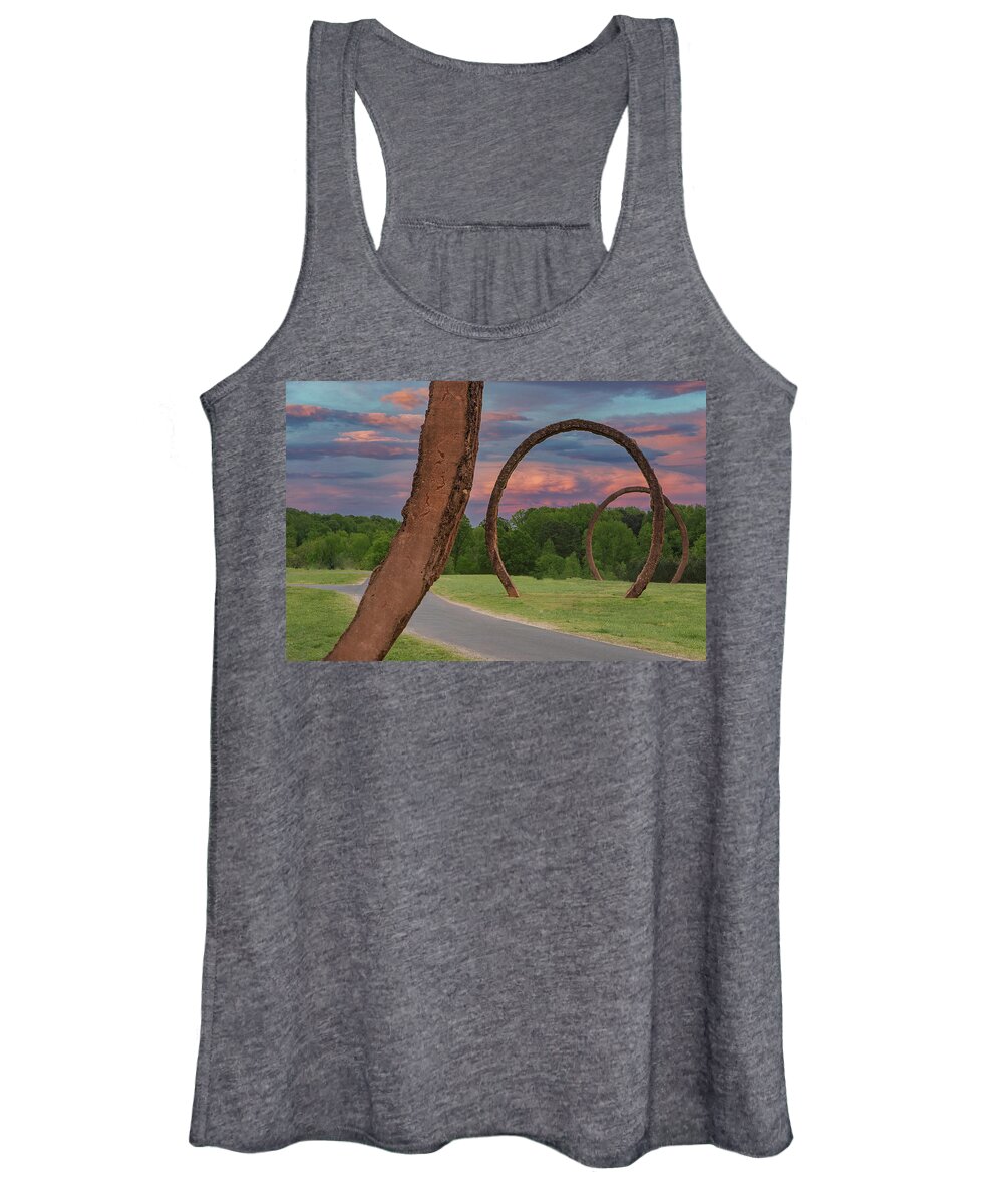 Museum Women's Tank Top featuring the photograph Rings by Rick Nelson