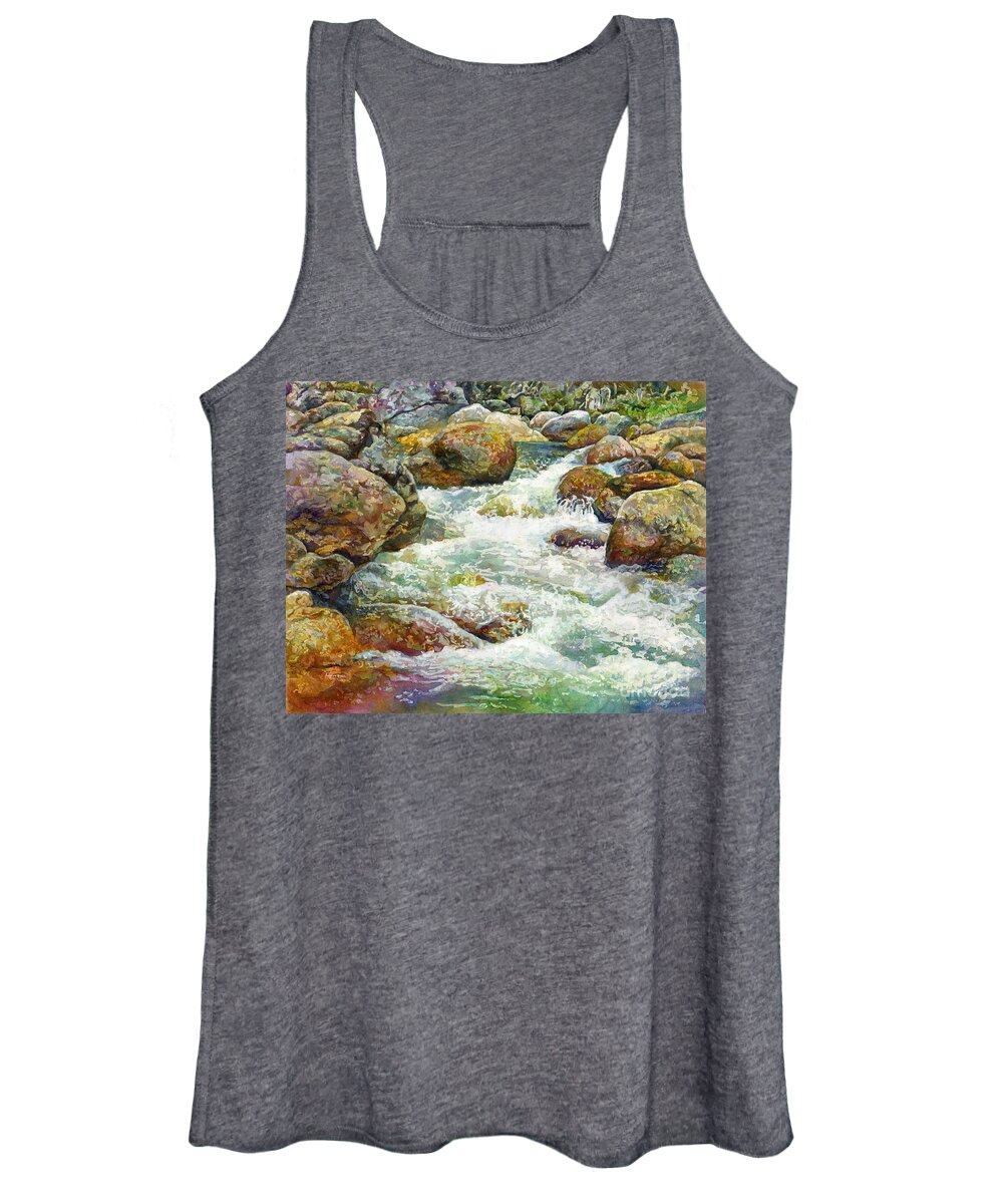 River Women's Tank Top featuring the painting Rock Concert by Hailey E Herrera