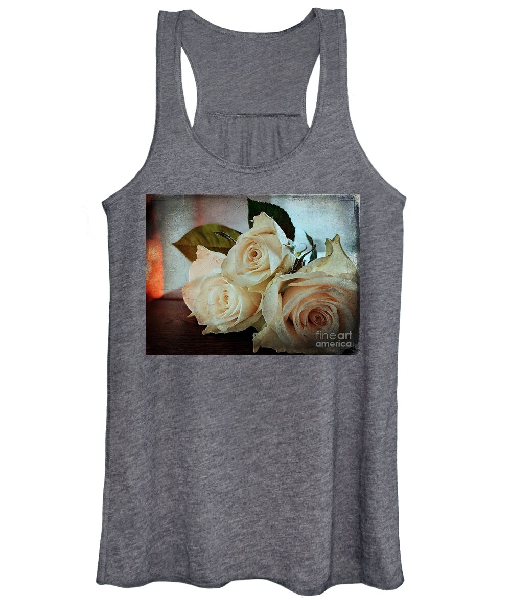 Roses Women's Tank Top featuring the photograph Roses by Claudia Zahnd-Prezioso