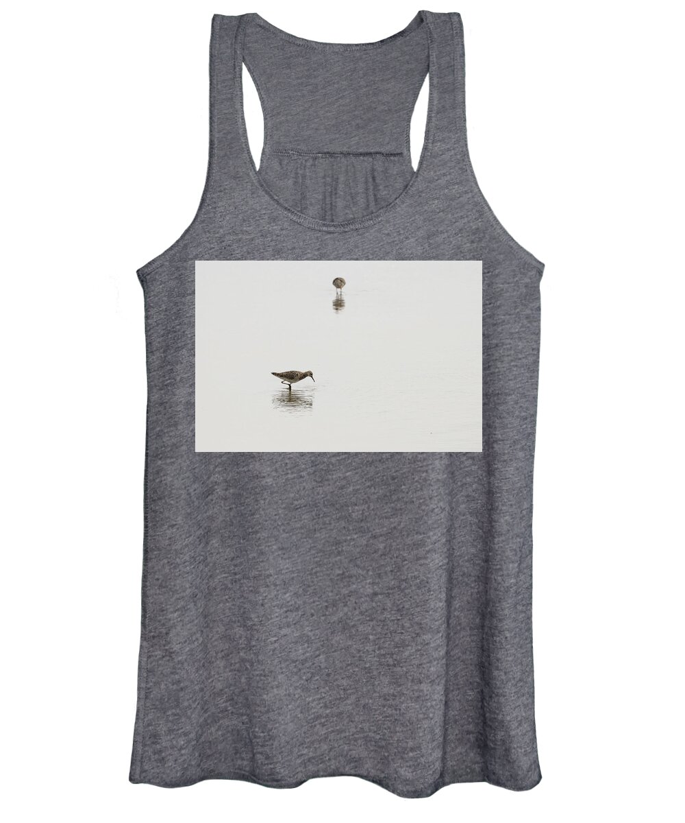 100-400mmlmk2 Women's Tank Top featuring the photograph Ruff by Wendy Cooper