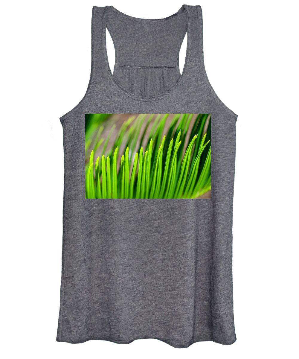 Sago Palm Women's Tank Top featuring the photograph Sago Palm by WAZgriffin Digital