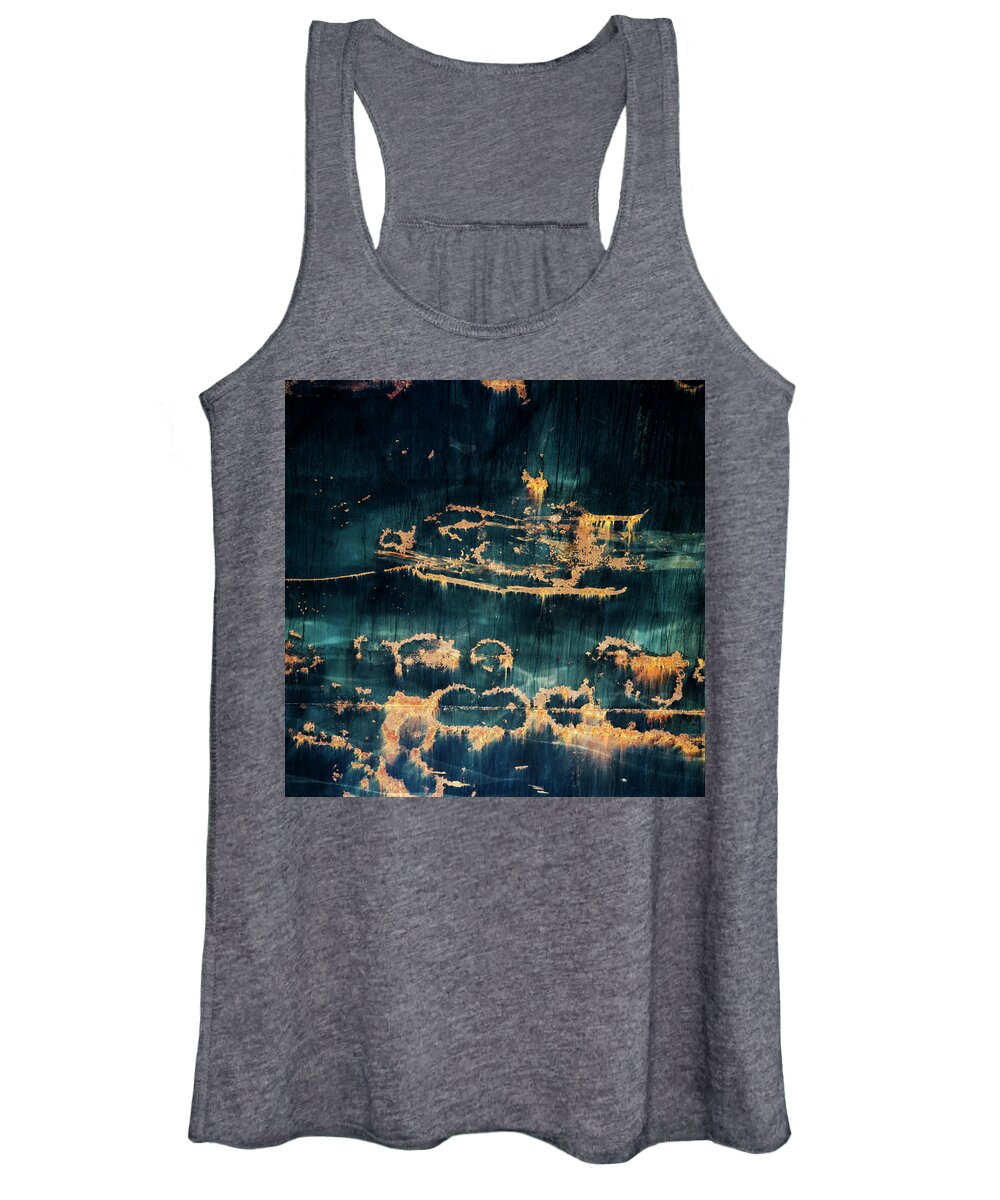 Side Women's Tank Top featuring the photograph Ship Hull by Michael Pole