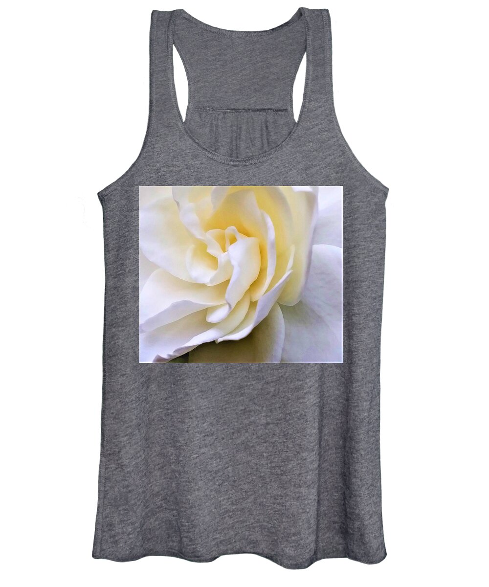 Floral Women's Tank Top featuring the photograph Simple Elegance by Vivian Aaron