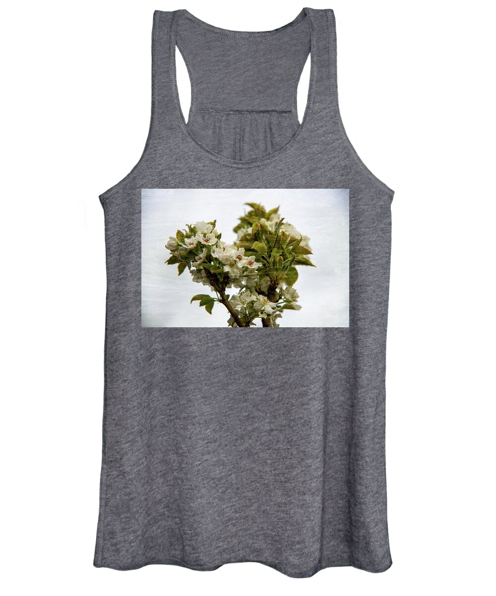 Brush Women's Tank Top featuring the photograph Soft Petals by Elin Skov Vaeth