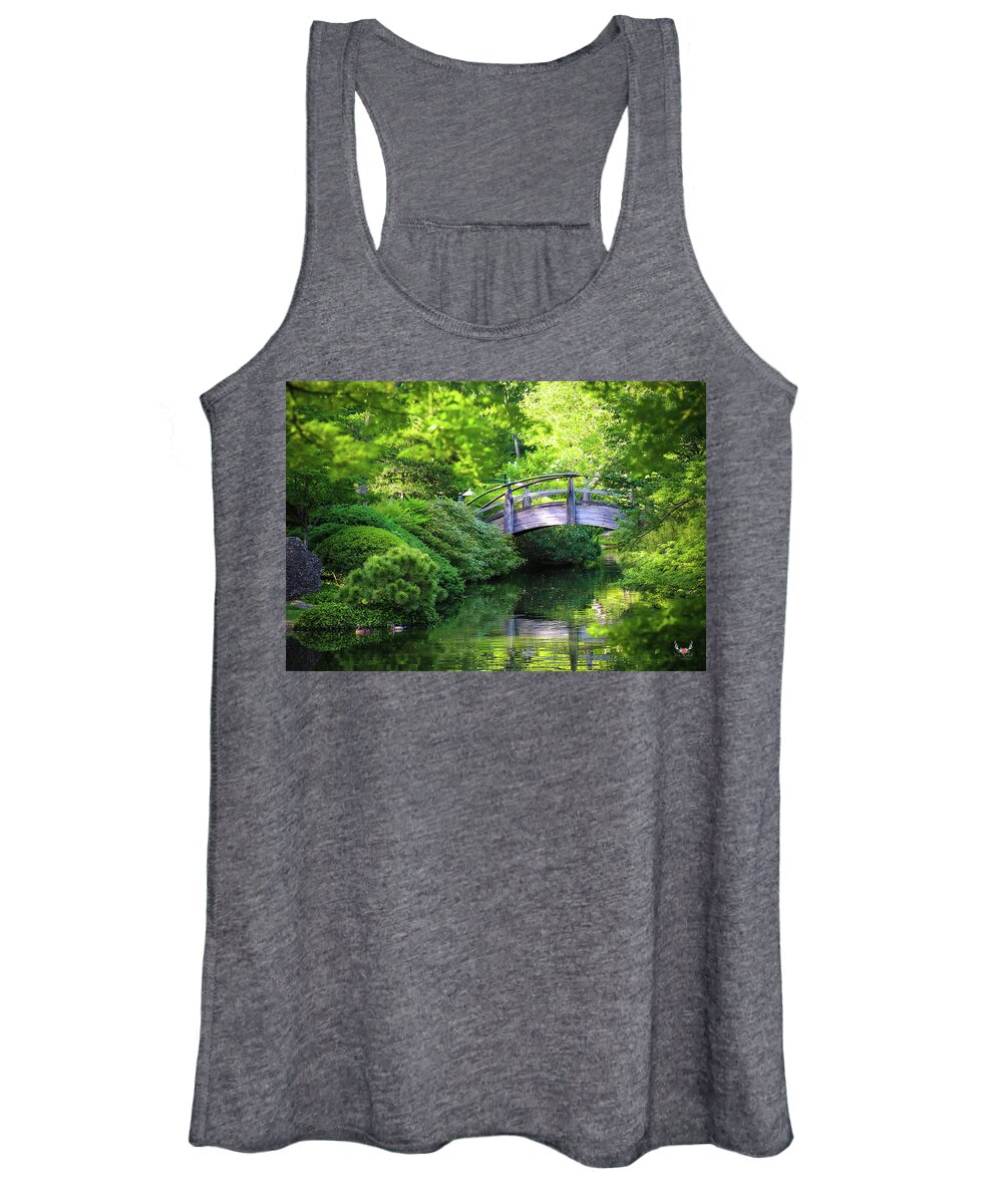 Spring Women's Tank Top featuring the photograph Spring Greens by Pam Rendall