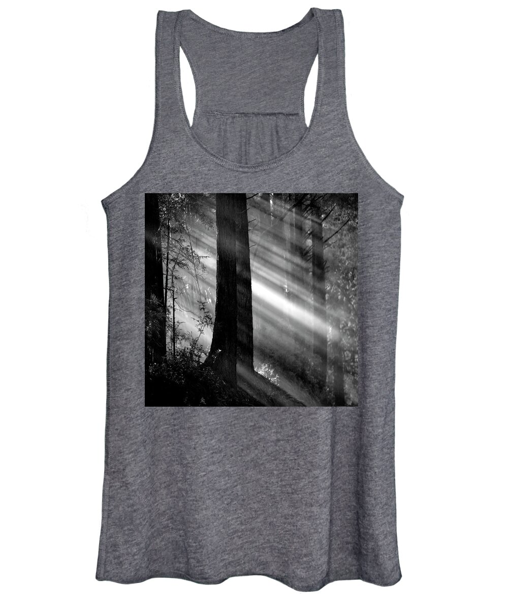 Streaming Sunlight Women's Tank Top featuring the photograph Streaming sunlight by Donald Kinney