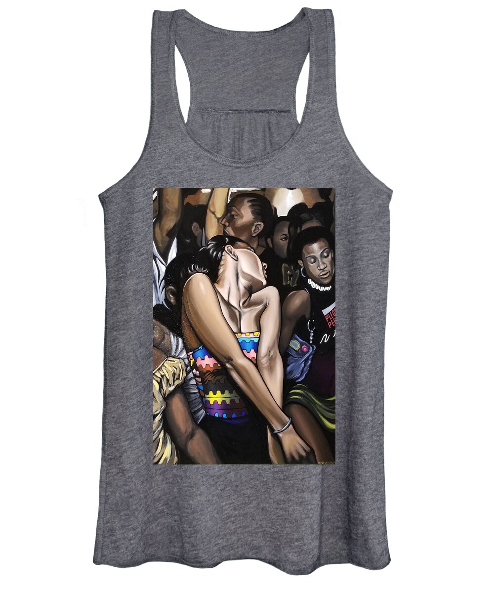  Women's Tank Top featuring the painting Sugar Shack 2.0 by Bryon Stewart