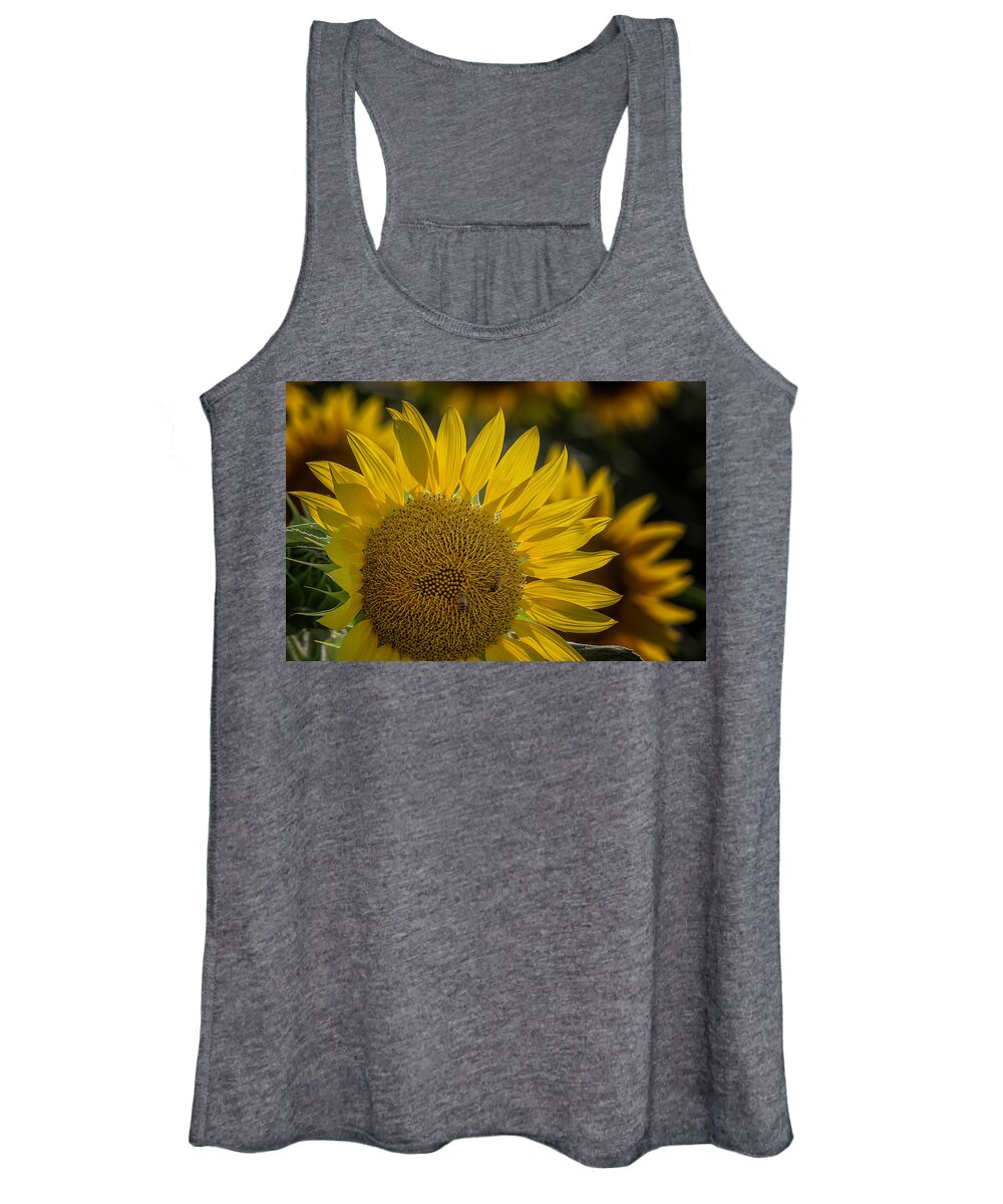Flowers Women's Tank Top featuring the photograph Sunflower 2021 by Wolfgang Stocker