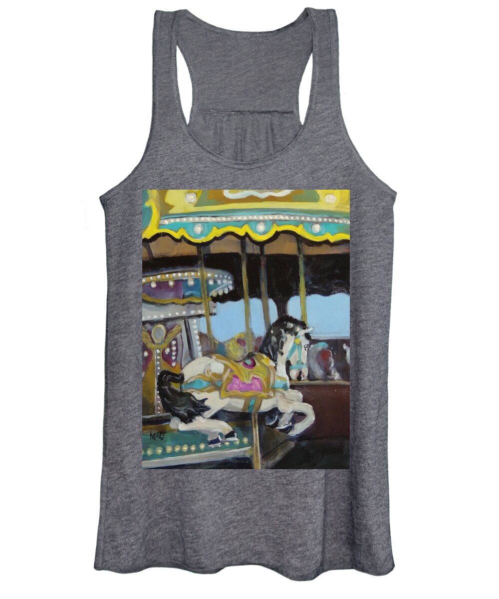 Waltmaes Women's Tank Top featuring the painting Sweet Ride by Walt Maes