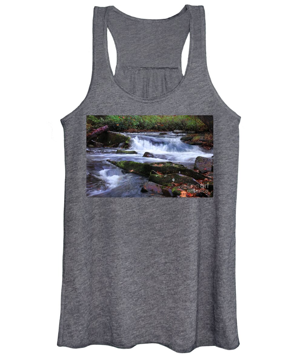 Tellico River Women's Tank Top featuring the photograph Tellico Moment by Rick Lipscomb