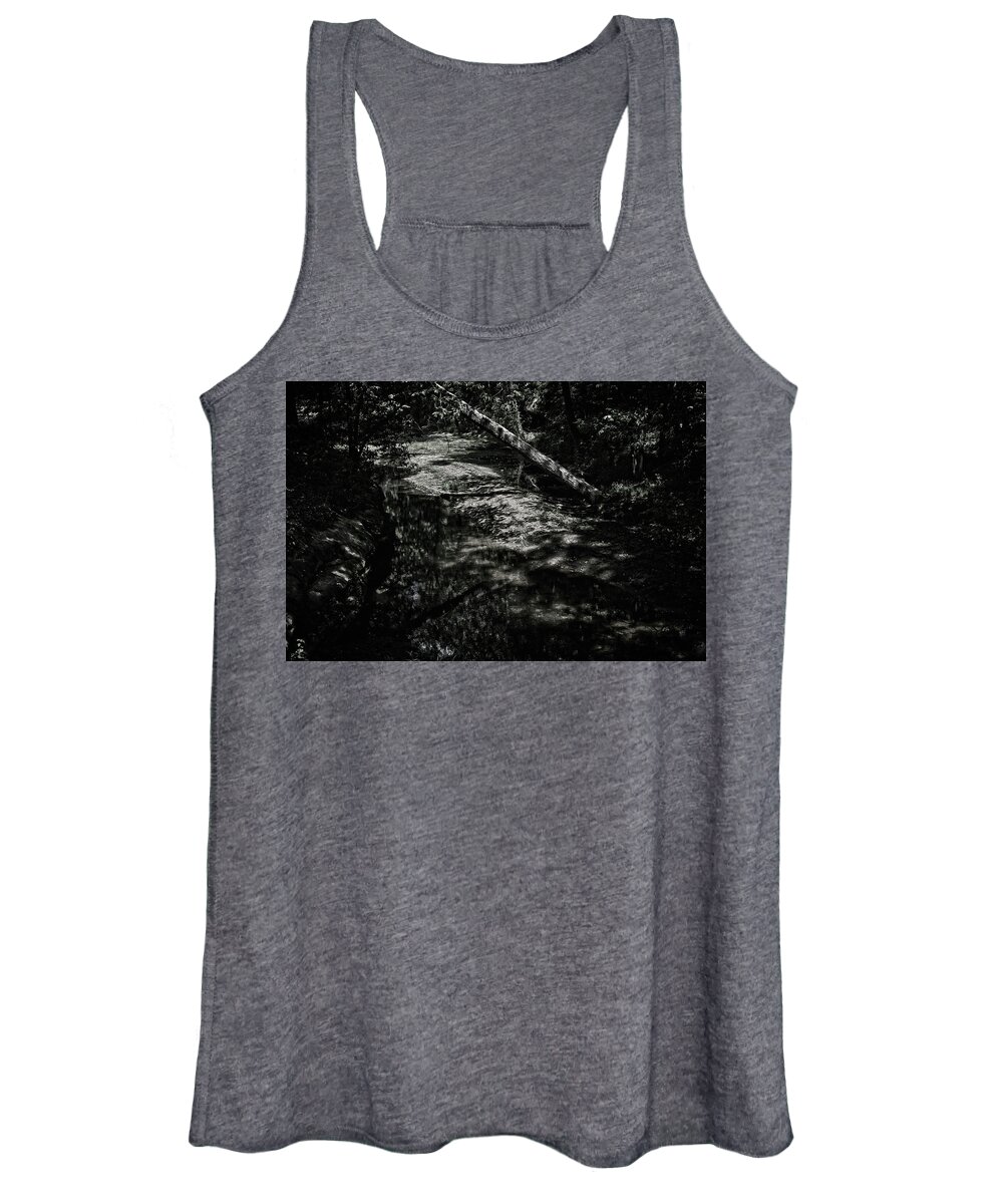 Alabama Women's Tank Top featuring the photograph Textures in the Woods by George Taylor