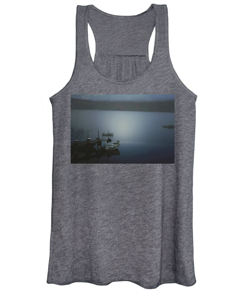 Fall Women's Tank Top featuring the photograph The Boat by Carrie Ann Grippo-Pike