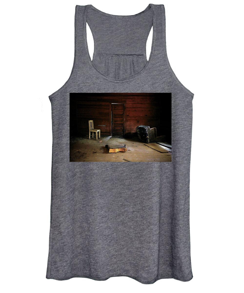 Urbex Women's Tank Top featuring the photograph The door by Eyes Of CC