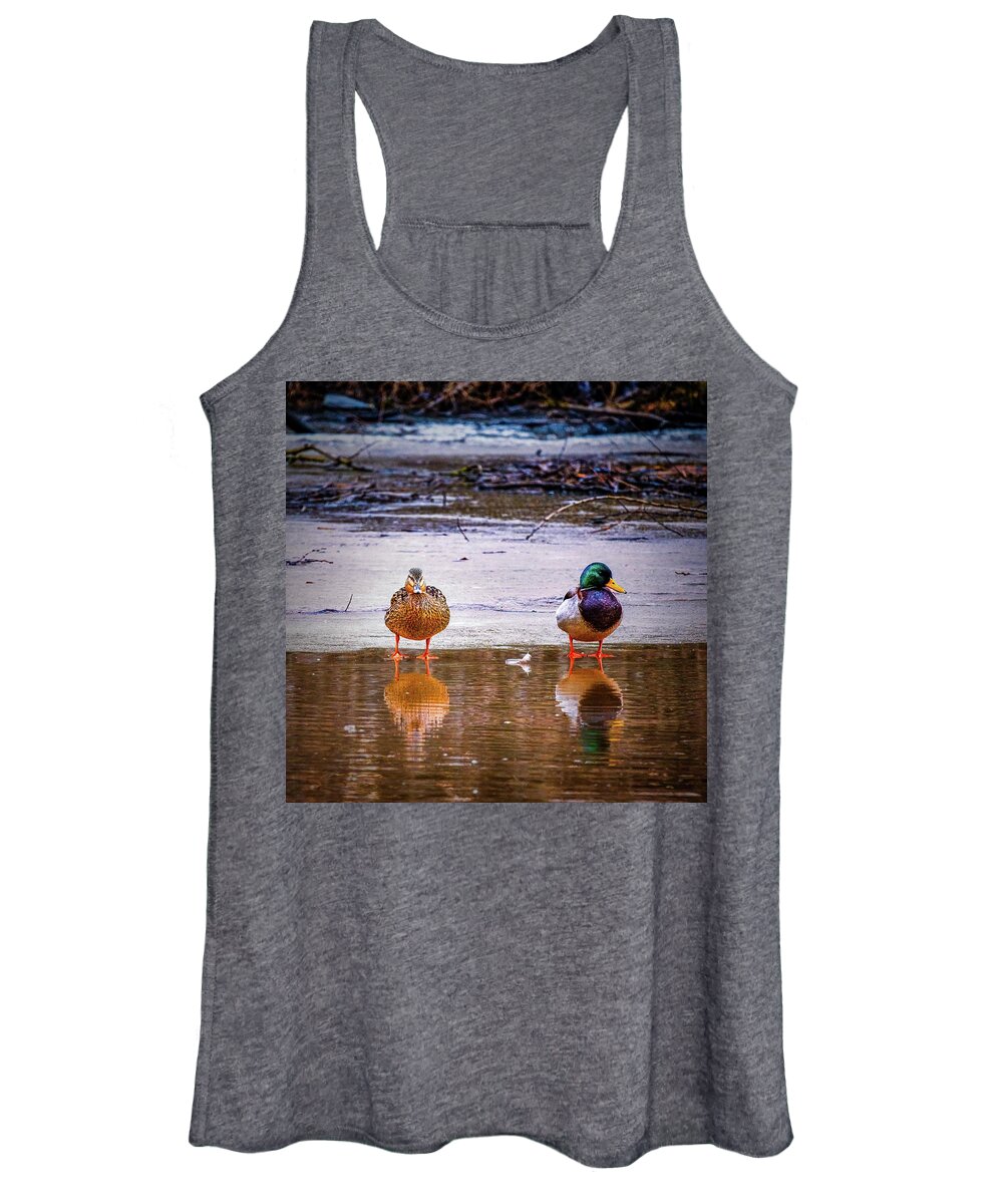 The Featherfeather Women's Tank Top featuring the photograph The feather #k7 by Leif Sohlman