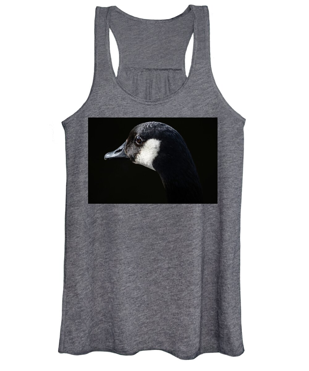 Goose Women's Tank Top featuring the photograph The Goose by Jerry Cahill