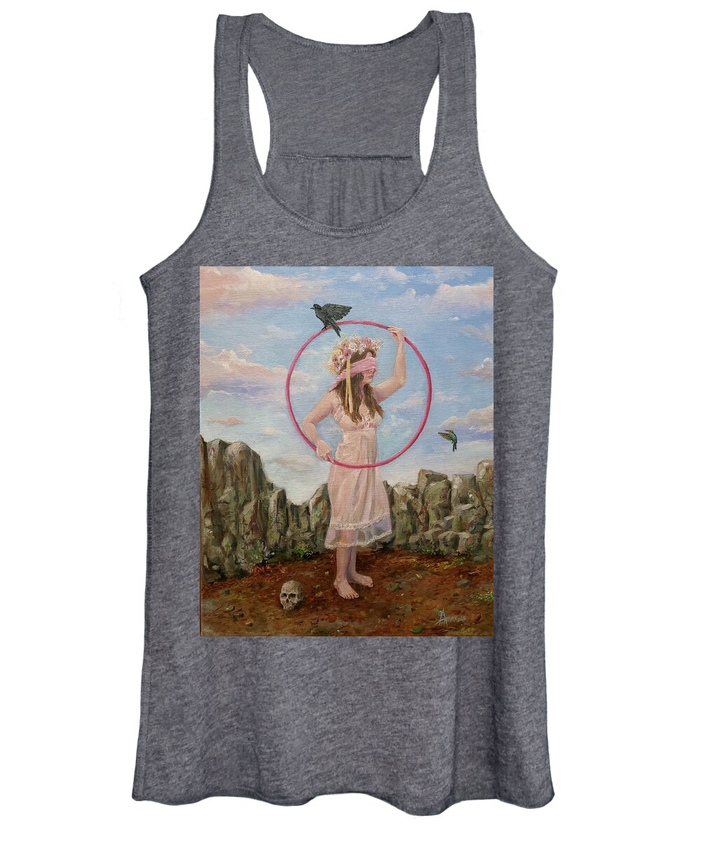 Persephone Women's Tank Top featuring the painting The Heroine's Journey by James Andrews