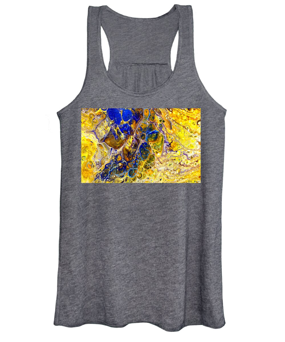  Women's Tank Top featuring the painting The Nectar of Time by Rein Nomm