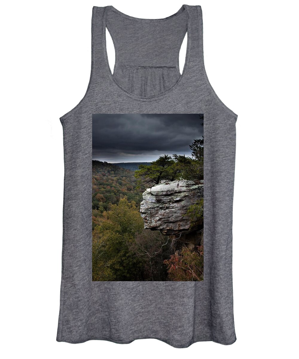 Landscape Women's Tank Top featuring the photograph The Overlook by Jamie Tyler