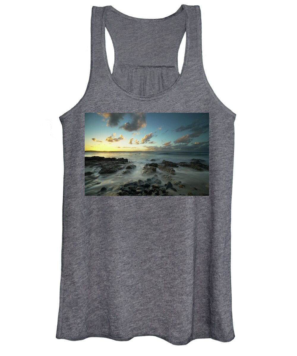 National Park Women's Tank Top featuring the photograph The Pass sunset by Nicolas Lombard