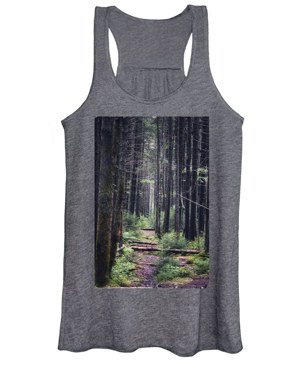 Hiking Women's Tank Top featuring the photograph The Path Ahead by Evan Foster