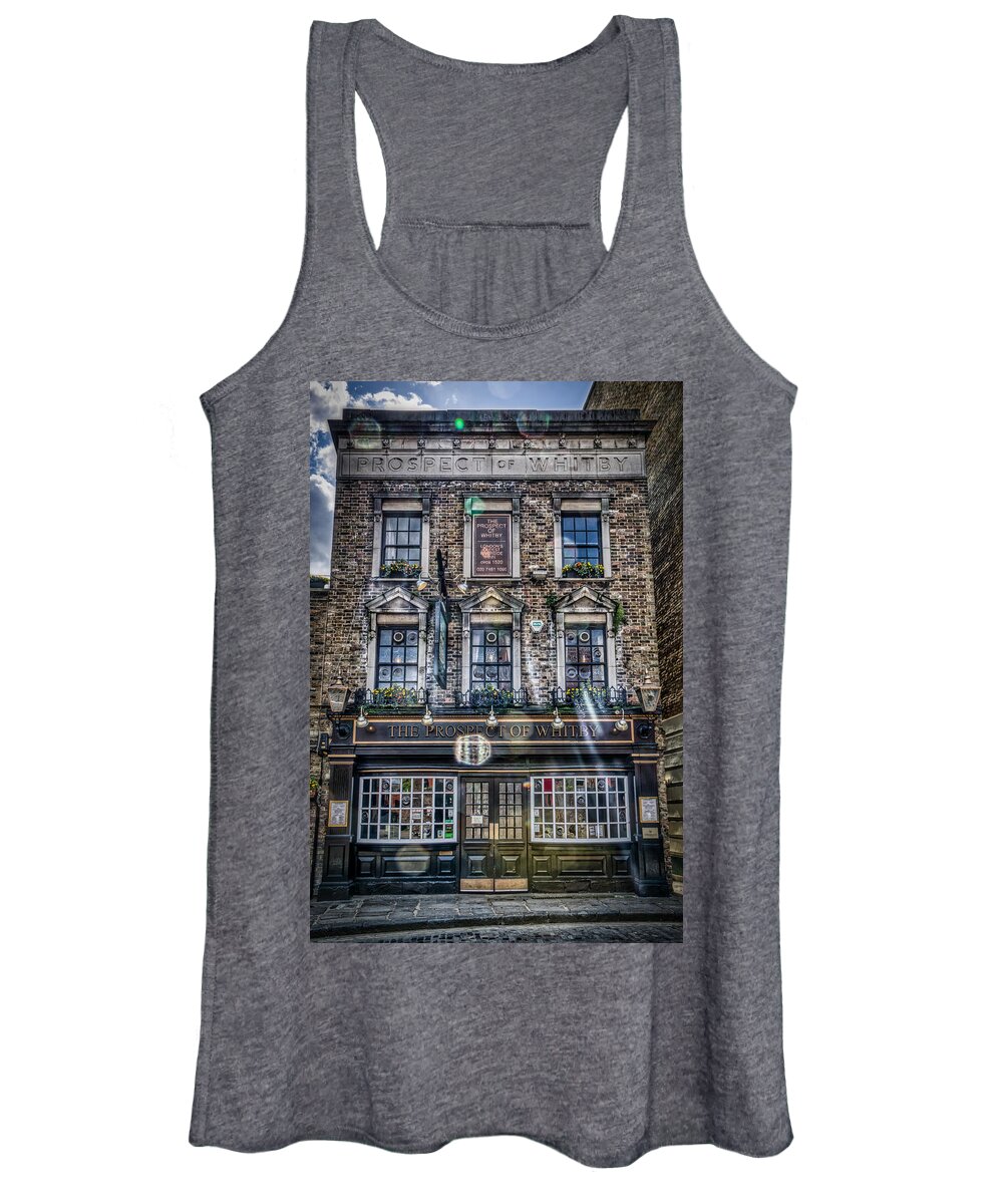 The Prospect Of Whitby Women's Tank Top featuring the photograph The Prospect of Whitby by Raymond Hill
