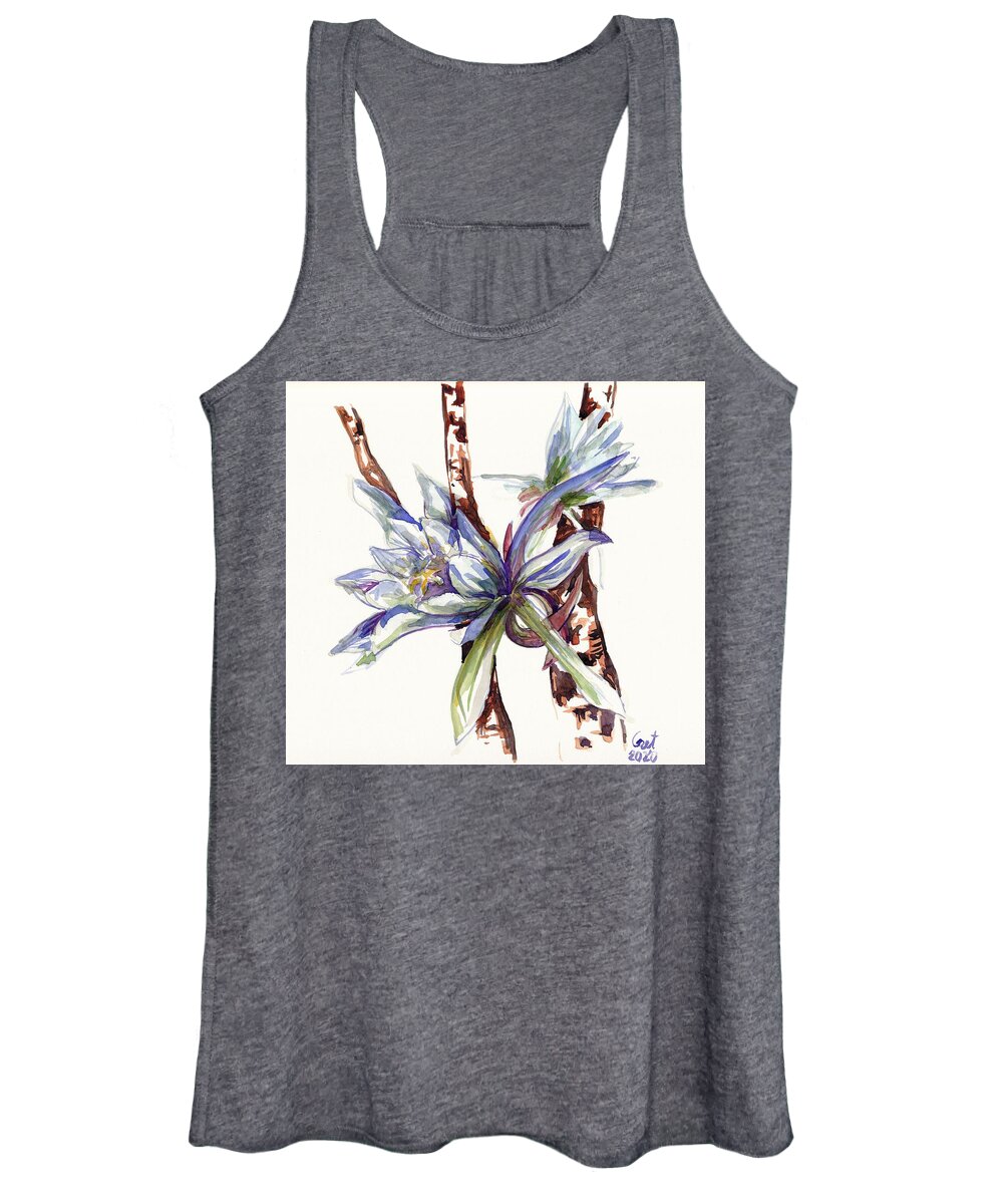 Kadapul Women's Tank Top featuring the painting The Queen of The NIght by George Cret