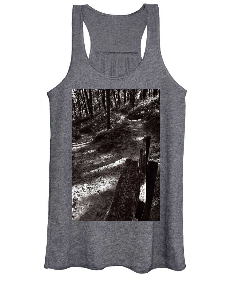 Bench Women's Tank Top featuring the photograph The Resting Spot by George Taylor