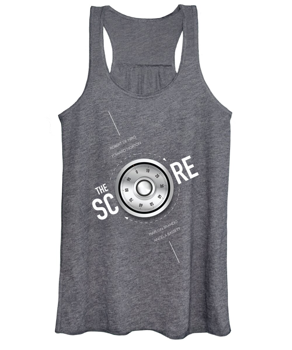 Movie Poster Women's Tank Top featuring the digital art The Score - Alternative Movie Poster by Movie Poster Boy