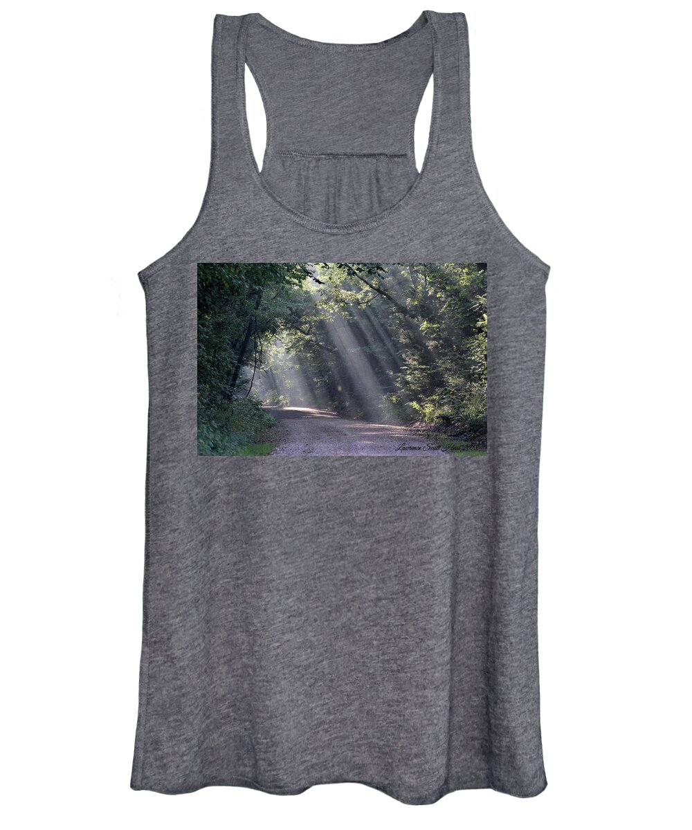 Country Women's Tank Top featuring the photograph The Sun Rays by Lawrence Hess