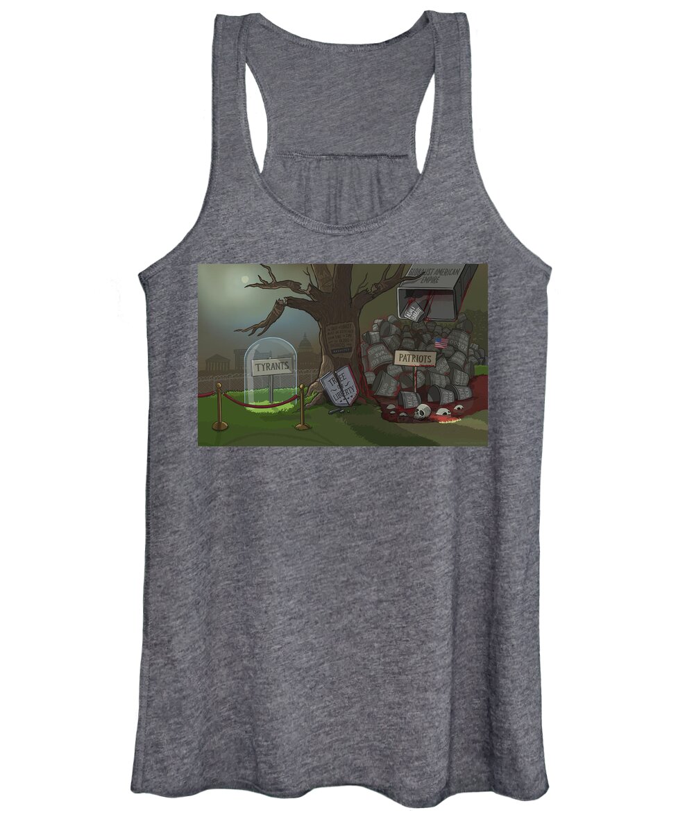 Treeofliberty Women's Tank Top featuring the digital art The Tree of Liberty by Emerson Design