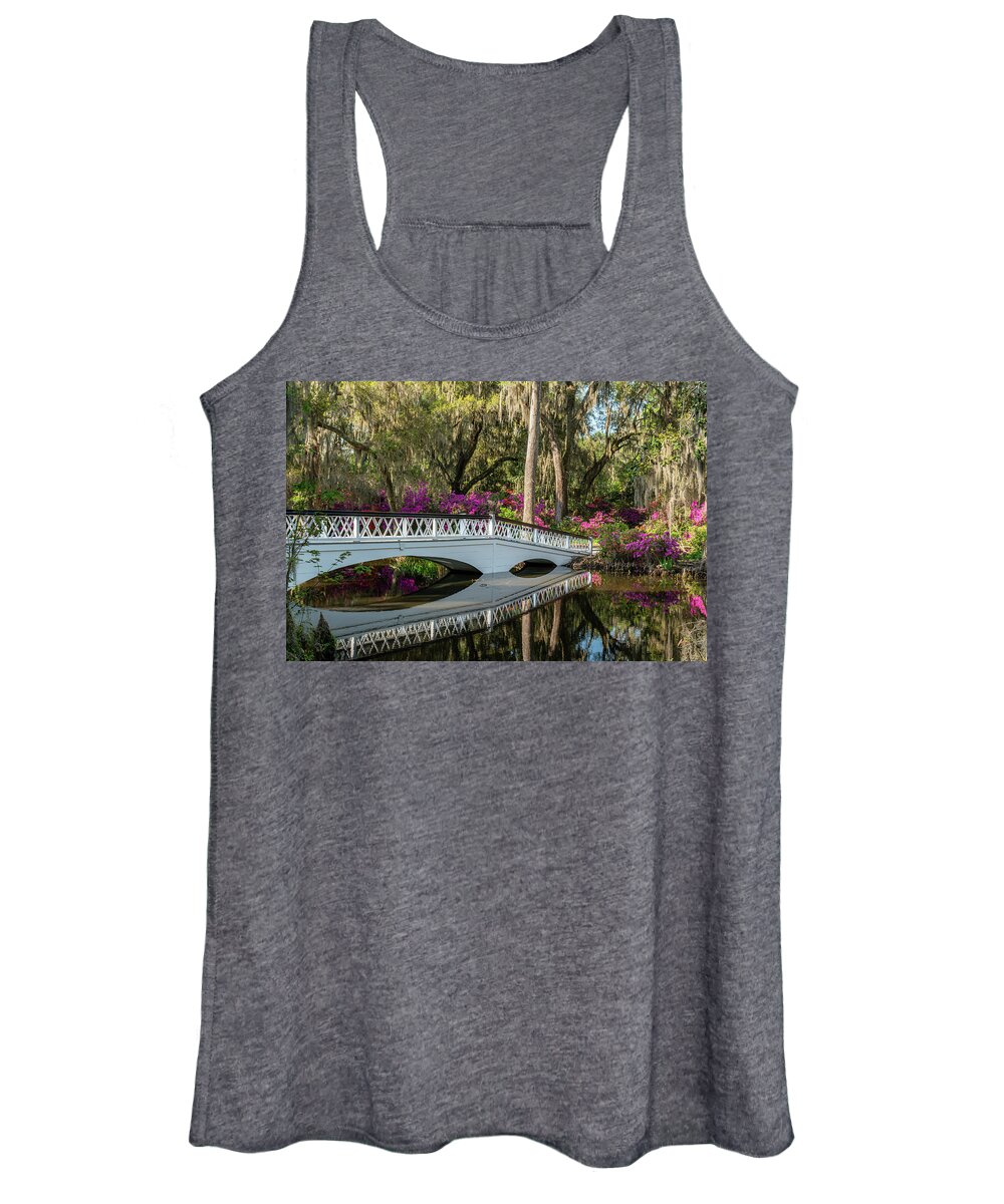 Charleston Women's Tank Top featuring the photograph The White Bridge 2021 by Jim Miller
