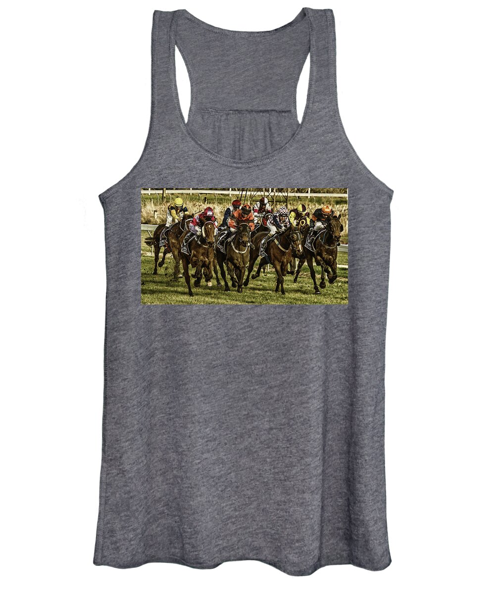 Retro Style Women's Tank Top featuring the photograph The Wild Bunch 4 by Johannes Brienesse