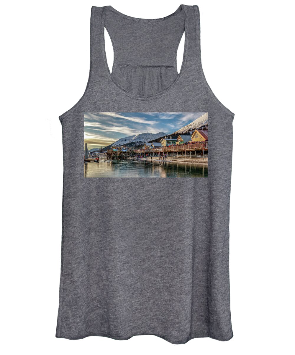  Women's Tank Top featuring the photograph There You Go Again And Here I Come by Michael W Rogers