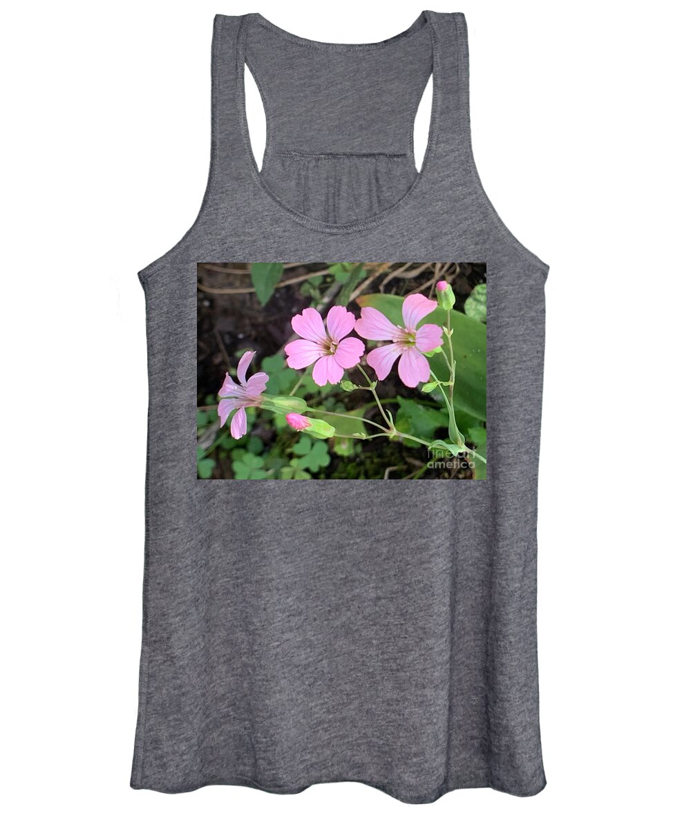 Flowers Women's Tank Top featuring the photograph Three Blooms by Catherine Wilson