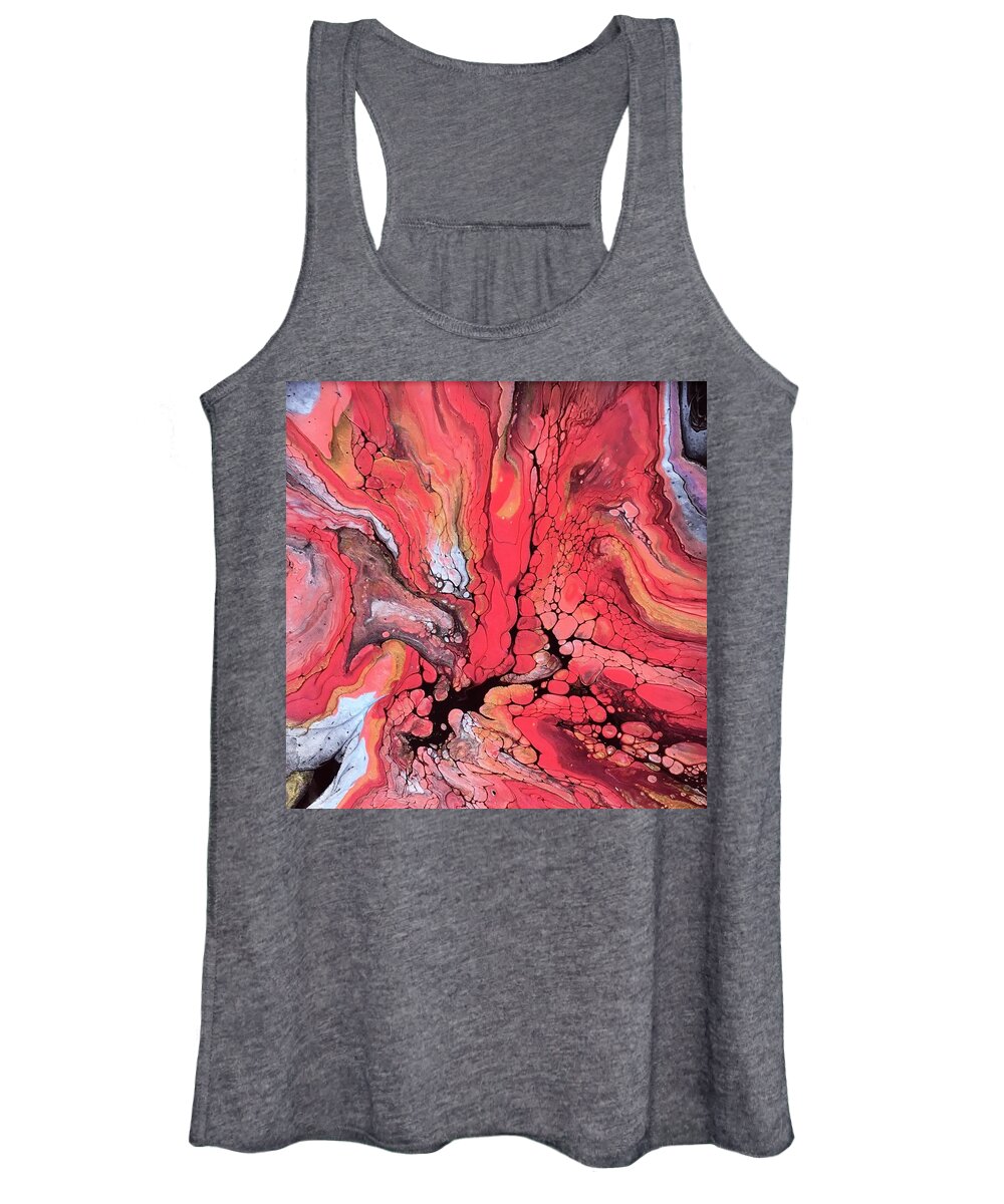 Painting Women's Tank Top featuring the painting Tiwanaku by Steve Chase