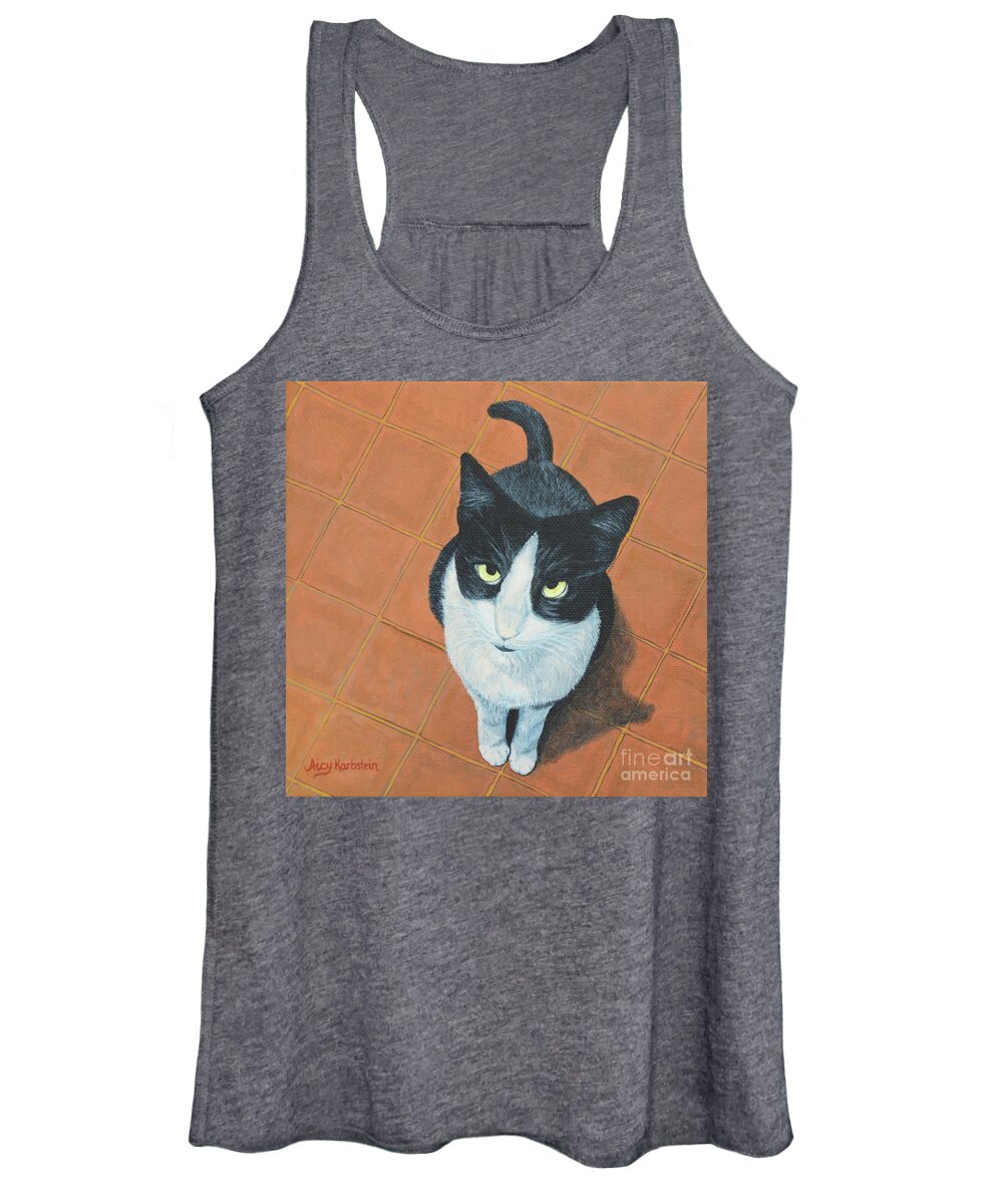 Mother’s Day Women's Tank Top featuring the painting Toto by Aicy Karbstein
