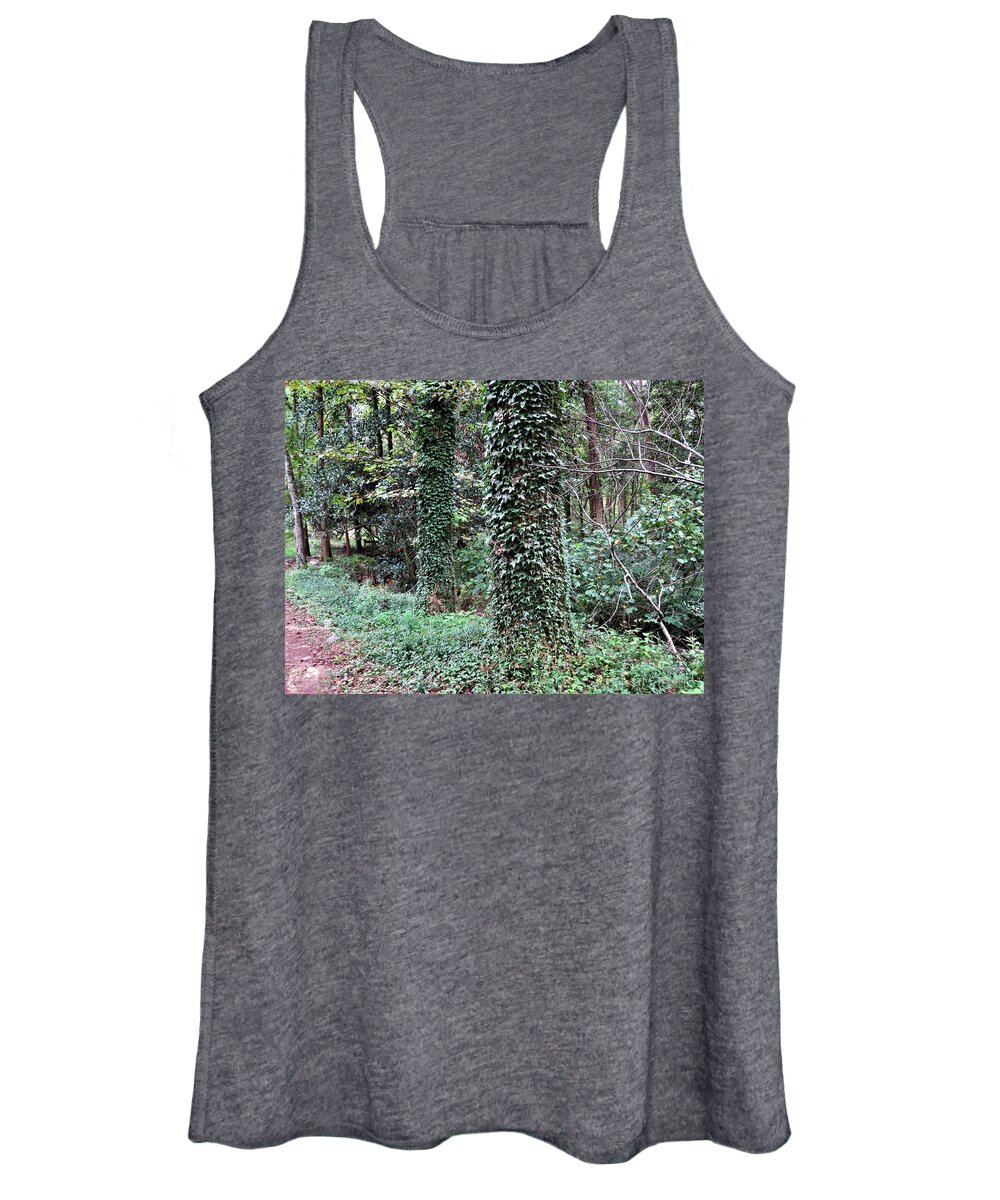 Trees Women's Tank Top featuring the photograph Tree Ivey Deuce by Ed Williams