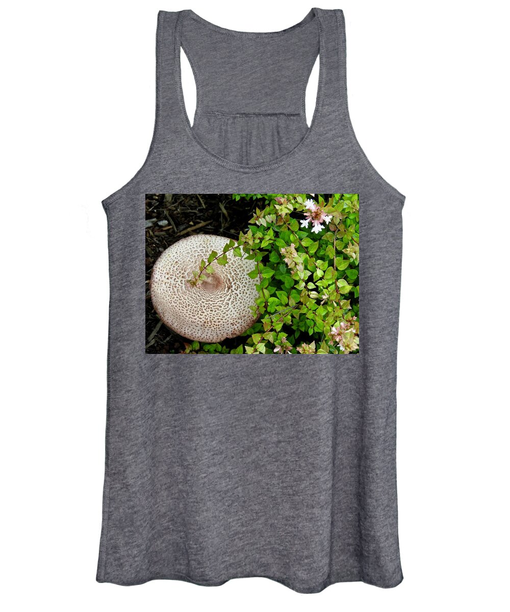 Toadstool Women's Tank Top featuring the photograph Tremendous Toadstool by Kathy Chism