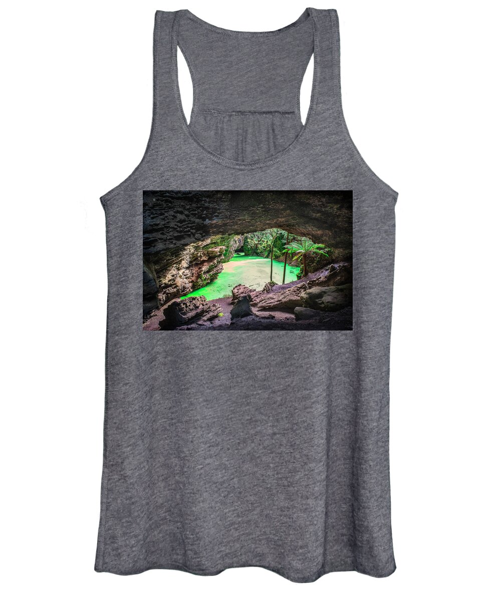 Rainforest Women's Tank Top featuring the photograph Trowutta Arch by Frank Lee