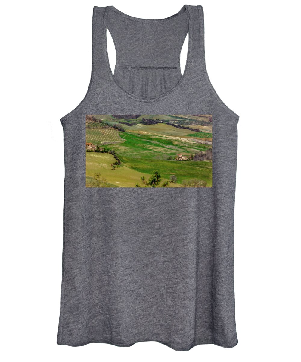 Italy Women's Tank Top featuring the photograph Tuscan Dream by Marcy Wielfaert