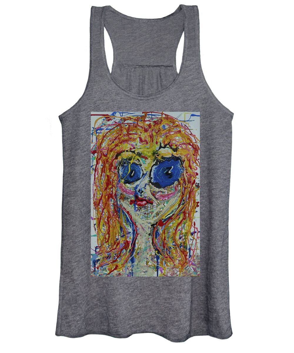 Ufnb Women's Tank Top featuring the painting UFnB by Tessa Evette