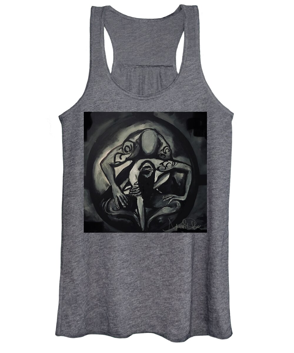  Women's Tank Top featuring the painting Unity by Angie ONeal