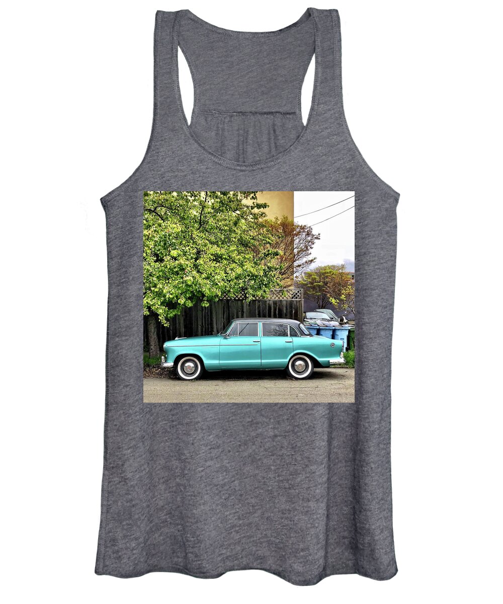  Women's Tank Top featuring the photograph Vintage Car by Julie Gebhardt