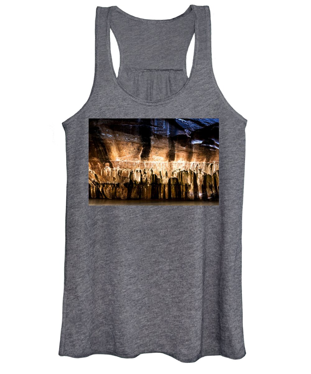 Utah Women's Tank Top featuring the photograph Virgin Canyon Wall 1 by Mark Gomez