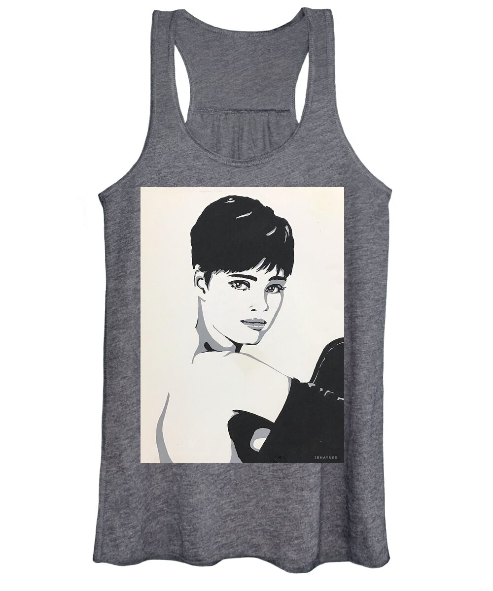 Fashion Women's Tank Top featuring the painting Vogue by Judith Levins