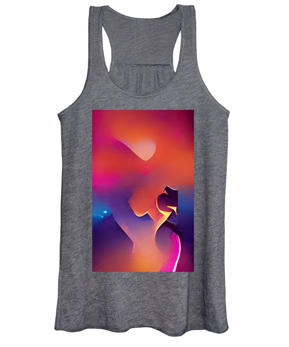  Women's Tank Top featuring the digital art Warming by Rod Turner